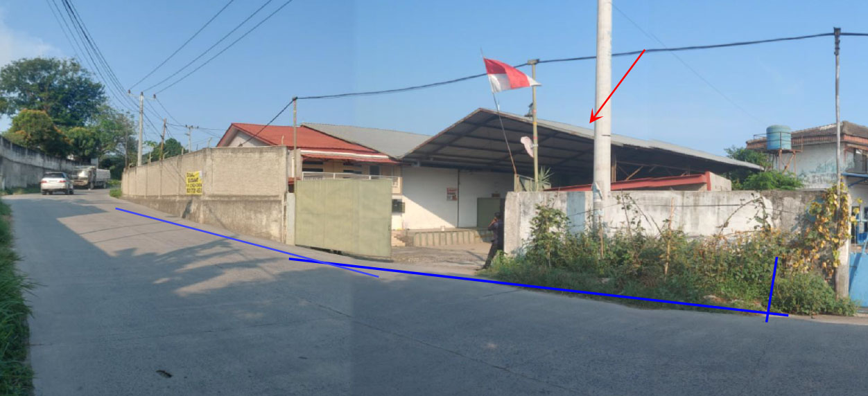 GUDANG DI JL . KH. AGUNG ANANG, BANDAR LAMPUNG DENGAN LUAS TANAH 1.993m2