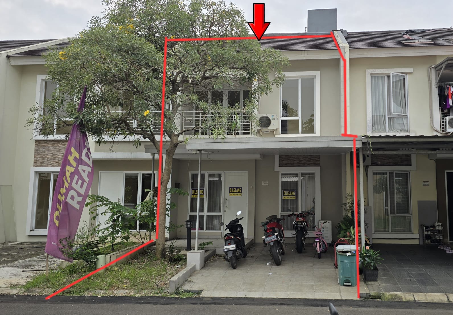 RUMAH DI PERUMAHAN PARADISE SERPONG CITY, TANGERANG SELATAN DENGAN LUAS TANAH 81m2