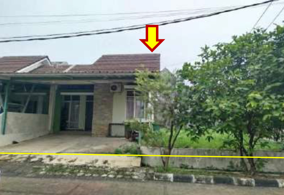 RUMAH DI PERUMAHAN BUKIT CIMANGGU CITY, BOGOR DENGAN LUAS TANAH 161m2
