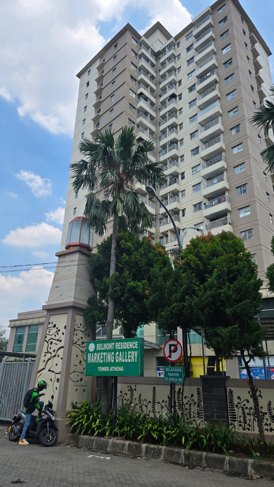 SATU UNIT APARTEMENT BELMONT RESIDENCE DI JALAN MERUYA UTARA DENGAN LUAS UNIT 32,55m2