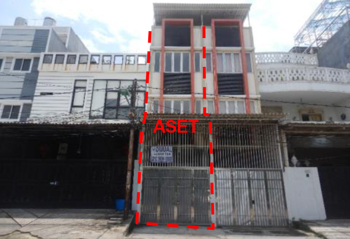 RUMAH DI JALAN KETING, TELUK GONG, JAKARTA UTARA DENGAN LUAS TANAH 64m2