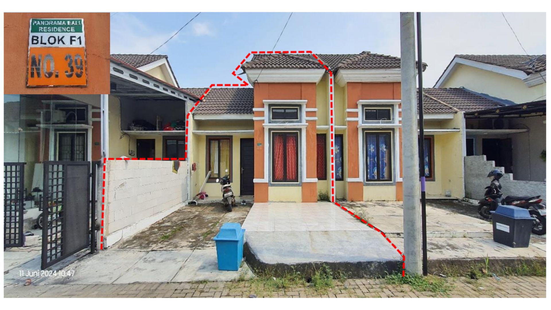 RUMAH DI PANORAMA BALI RESIDENCE, BOGOR DENGAN LUAS TANAH 72m2