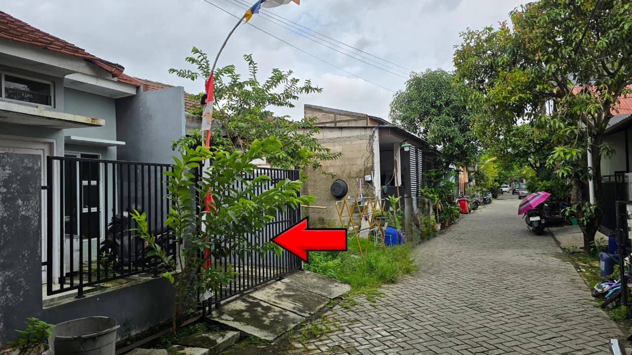 RUMAH DI PERUMAHAN GRIYA TAMAN WALET, TANGERANG DENGAN LUAS TANAH 60m2