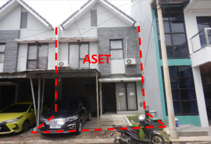 RUMAH DI PERUMAHAN GALUH MAS KARAWANG, JAWA BARAT DENGAN LUAS TANAH 45m2