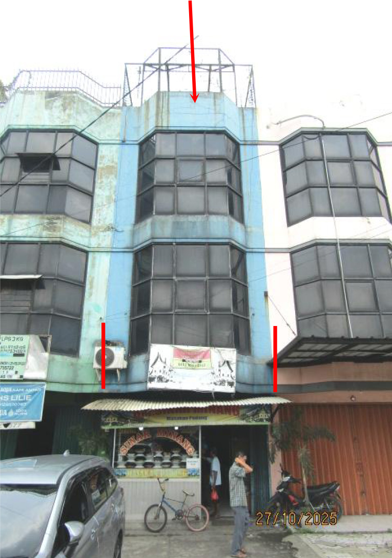 RUKO DI JALAN IMAM BONJOL, KARAWACI, TANGERANG DENGAN LUAS TANAH 65m2