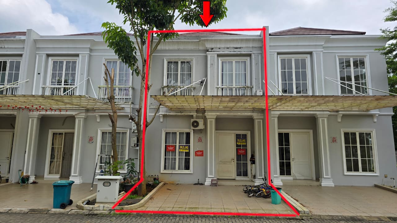 RUMAH DI PERUMAHAN MILLENIUM CITY, CLUSTER ALTON, BOGOR DENGAN LUAS TANAH 72m2
