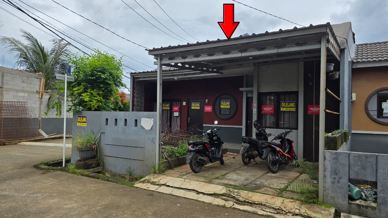RUMAH DI PERUMAHAN HARVEST CITY CLUSTER SAKURA, BEKASI, DENGAN LUAS TANAH 117m2