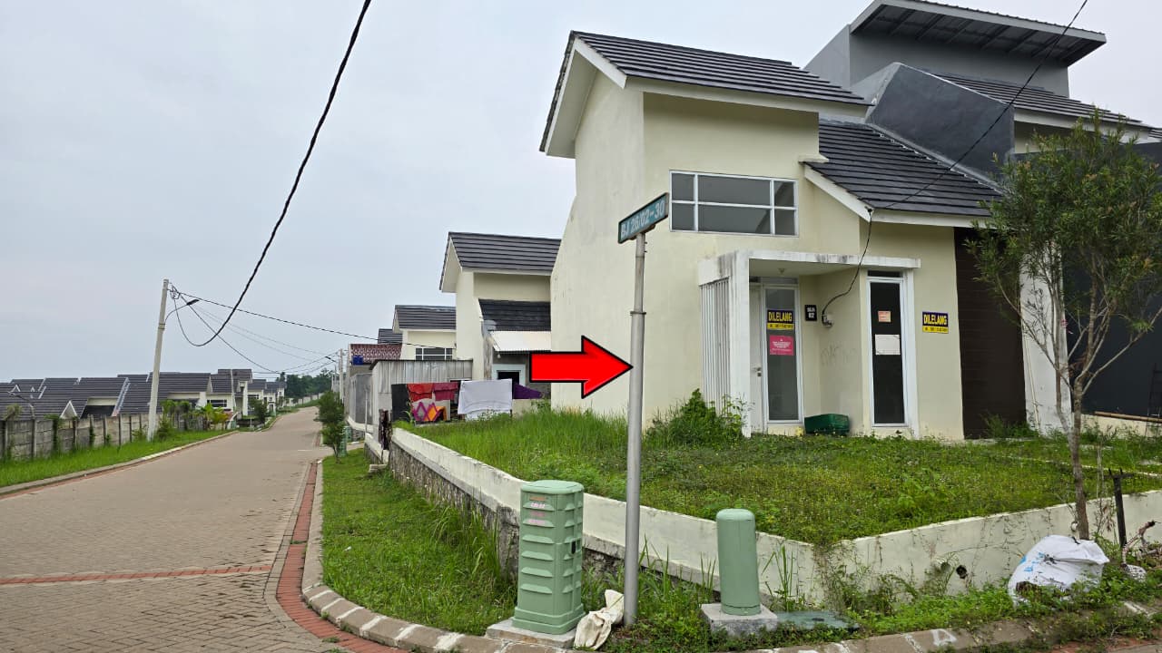 RUMAH DI PERUMAHAN CITRA INDAH CITY, BOGOR DENGAN LUAS TANAH 124m2