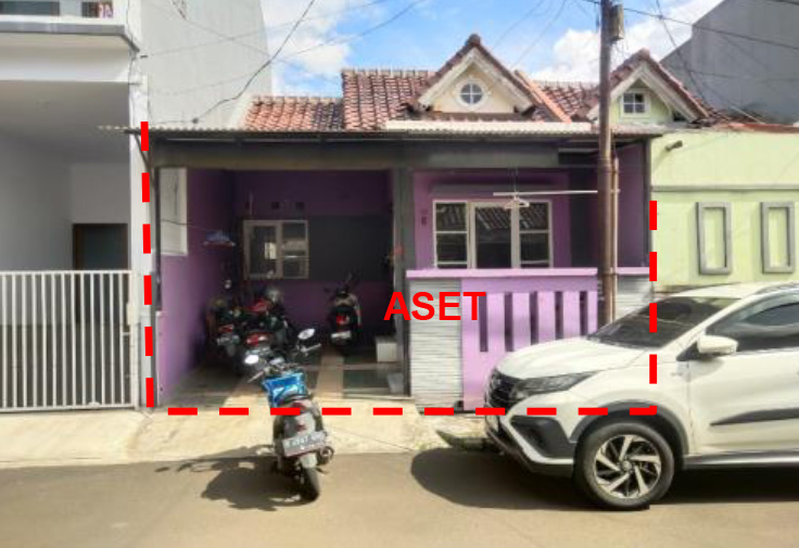 RUMAH DI PERUMAHAN REGENSI MELATI MAS, TANGERANG SELATAN DENGAN LUAS TANAH 72m2