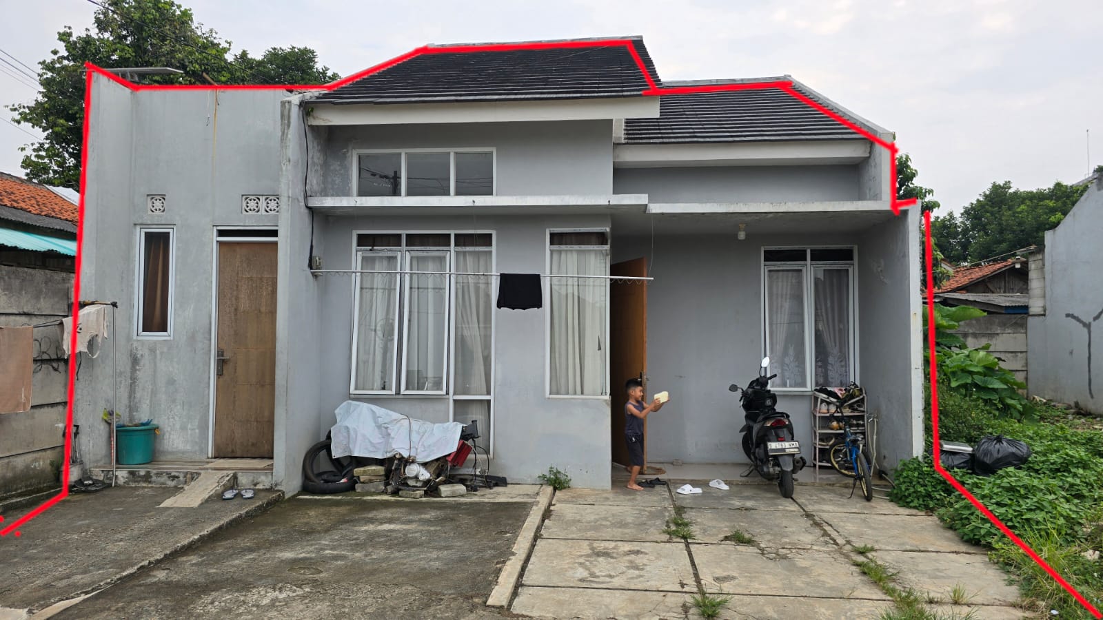 RUMAH DI GANG REAN SAKUN, TANGERANG SELATAN DENGAN LUAS TANAH 120m2