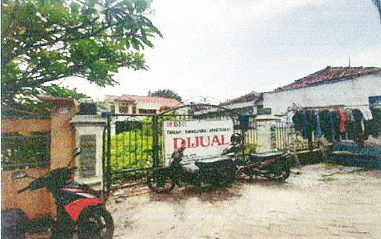 RUMAH DI JALAN KH. HASYIM ASHARI, CIPONDOH,TANGERANG, DENGAN LUAS TANAH 515m2