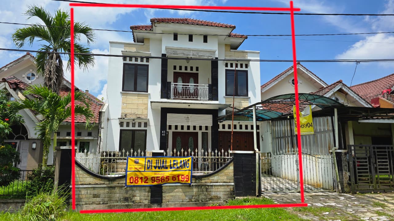 RUMAH DI PERUMAHAN TELAGA KAHURIPAN, BOGOR DENGAN LUAS TANAH 180m2
